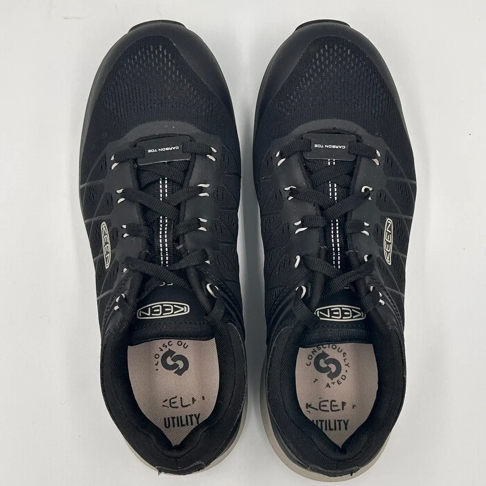 Keen Utility Vista Energy ESD Carbon Toe‎ Work Shoes Mens 11 EE Wide Black Grey